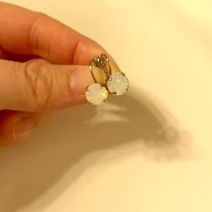 White opal Sabika earrings